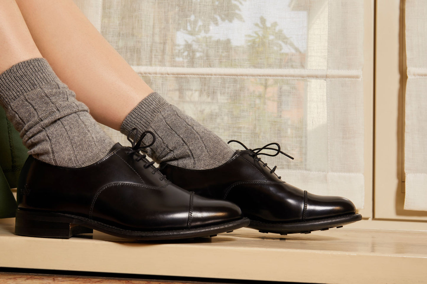 Fran Oxford Shoes - Black