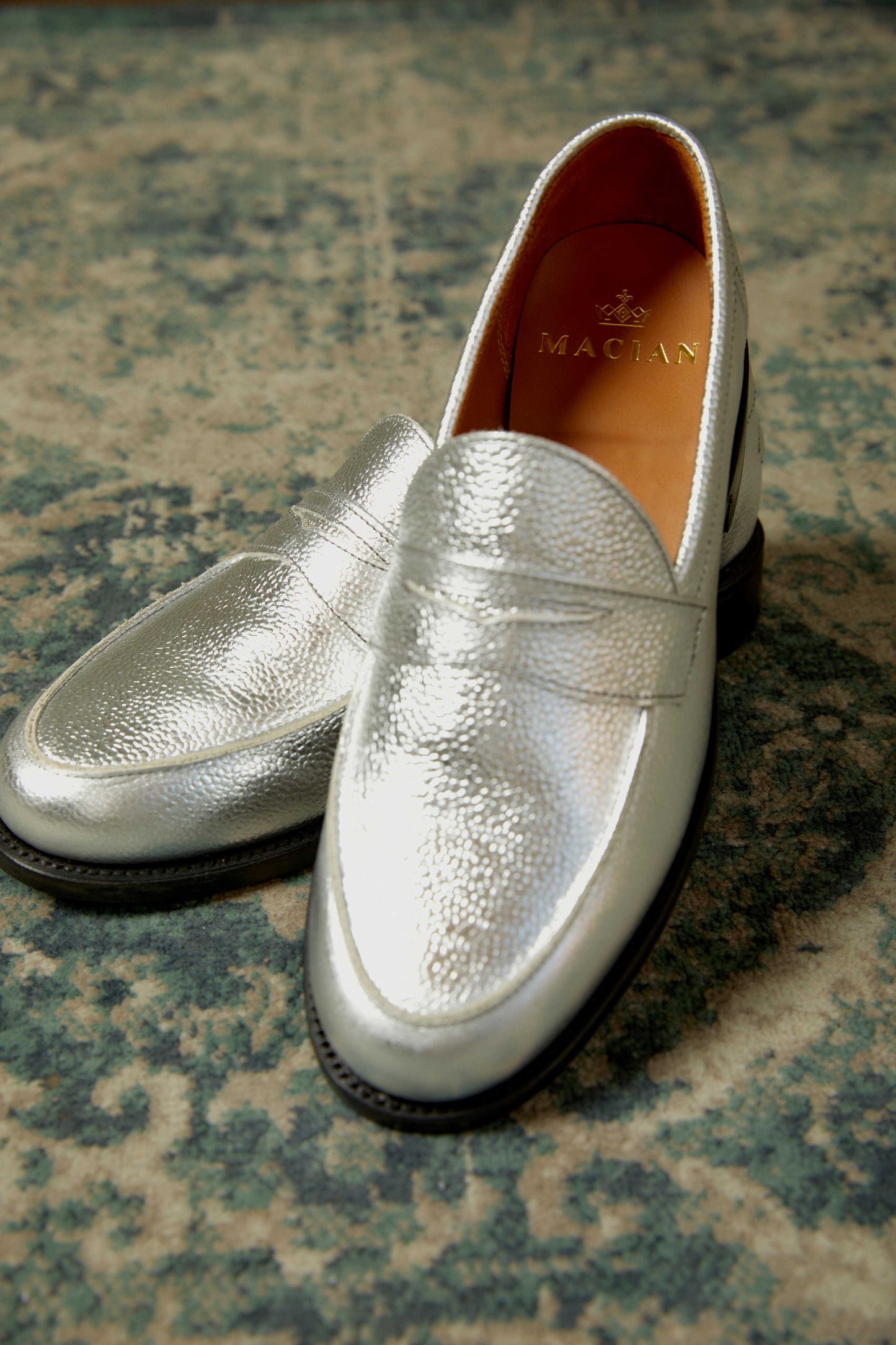 Ludo Penny Loafer - Silver