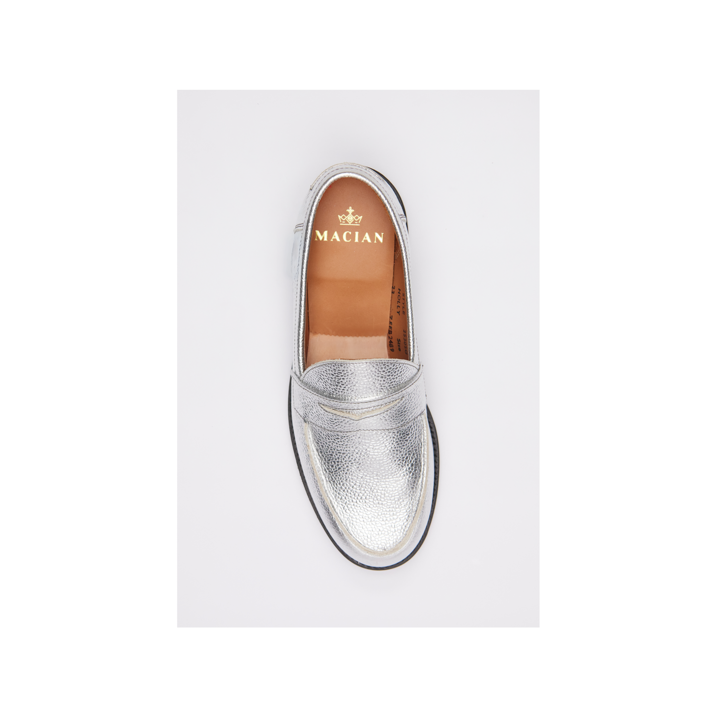 Ludo Penny Loafer - Silver