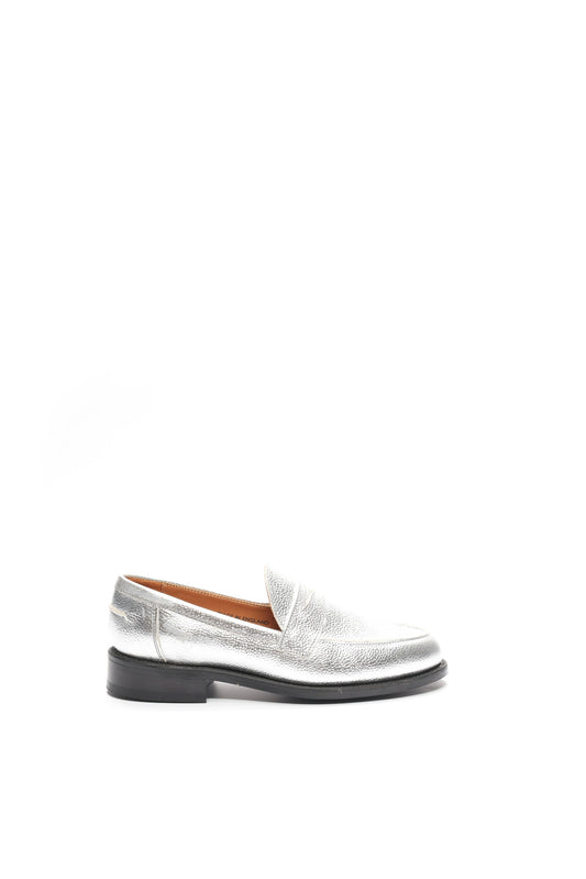 Ludo Penny Loafer - Silver