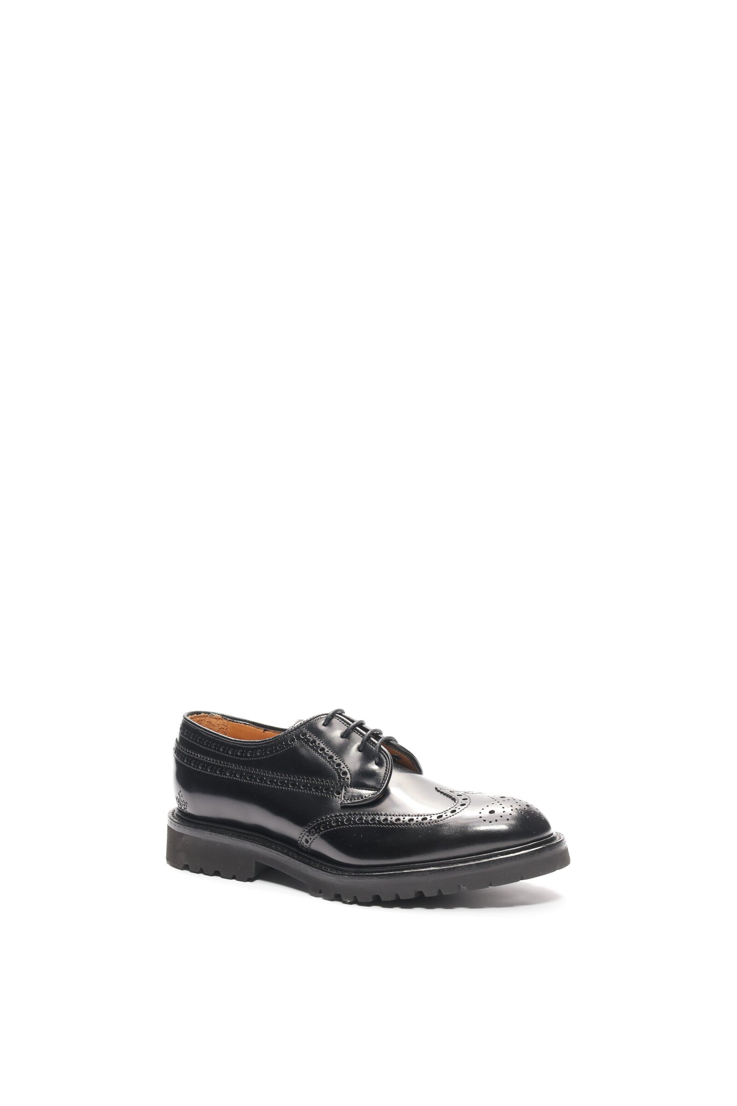 Guinevere Brogue Derby Shoes - Black