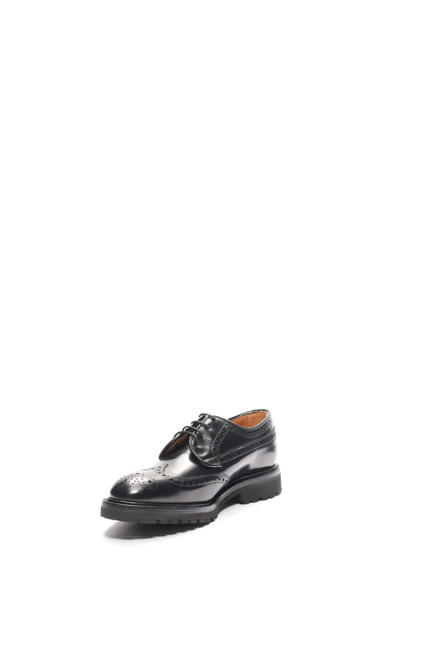 Guinevere Brogue Derby Shoes - Black