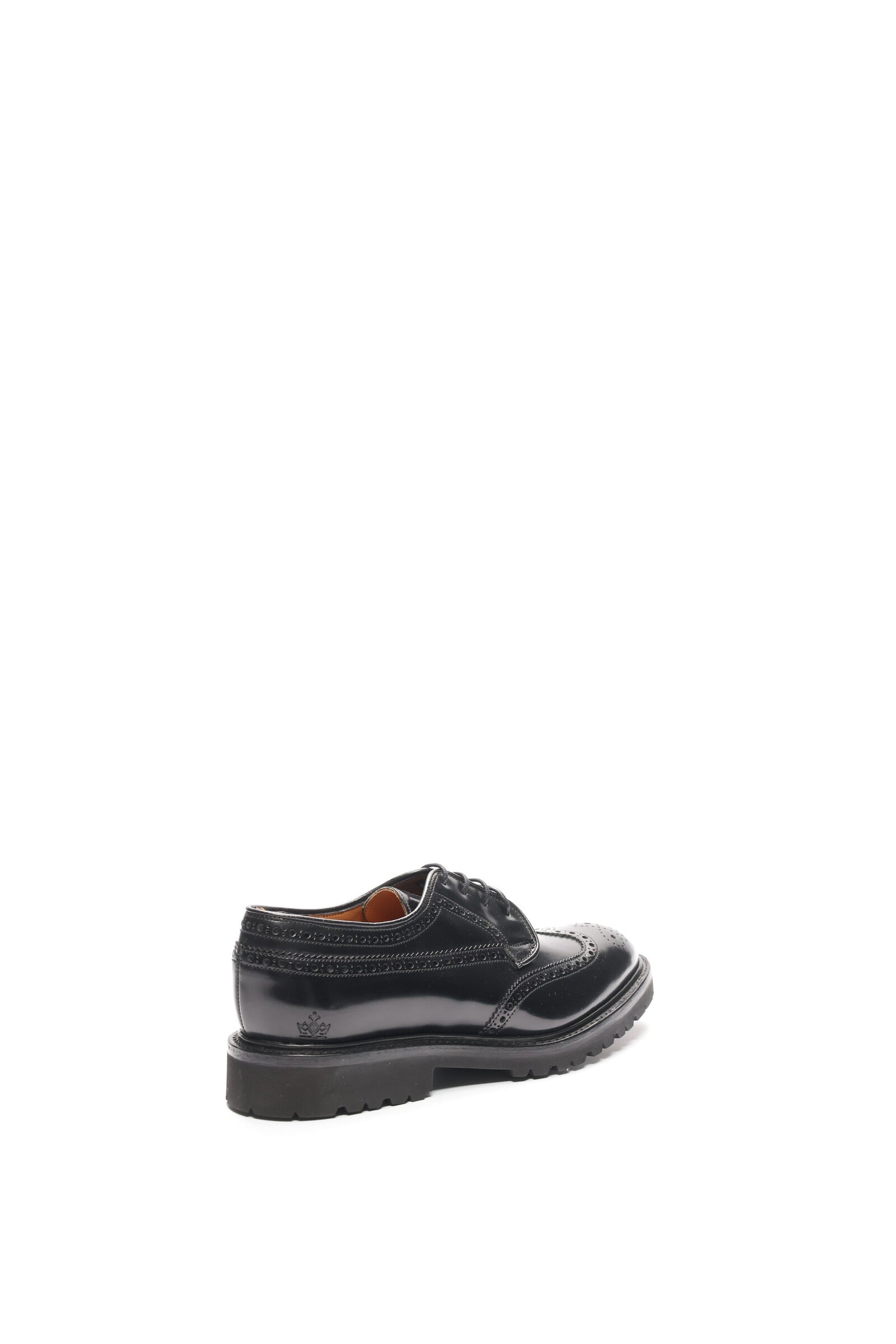 Guinevere Brogue Derby Shoes - Black