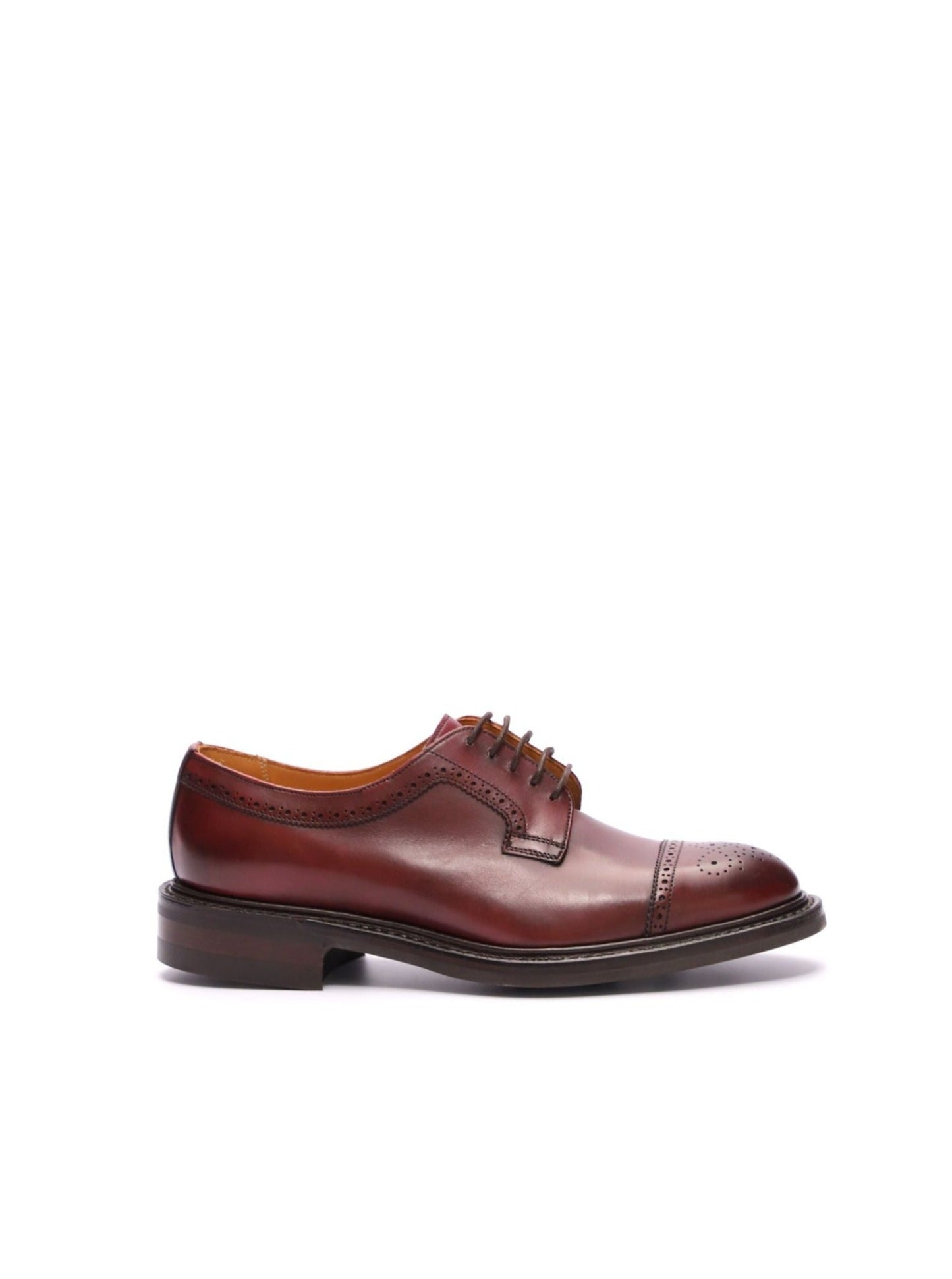 Sophie Derby Shoes - Burgundy